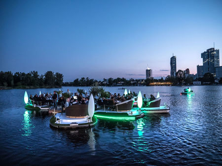 Floating Concerts auf der Alten Donau